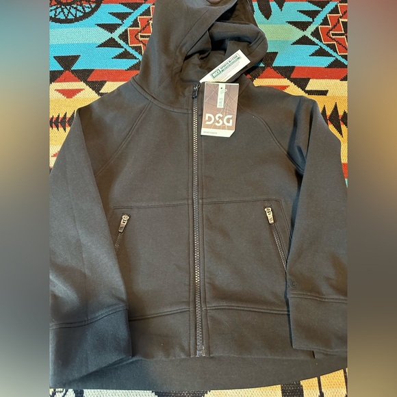 DSG Other - DSG Girls Sport Fleece Black Full-Zip Hoodie